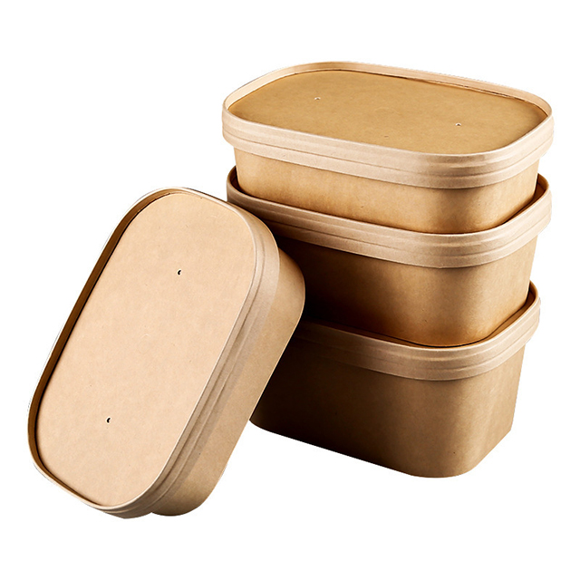 Disposable Rectangle Paper Food Box