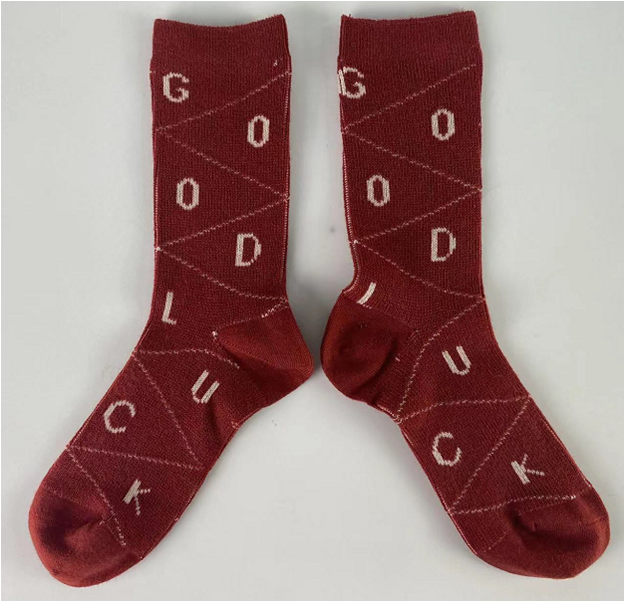 Christmas Valentine Jacquard Cotton Socks men women children