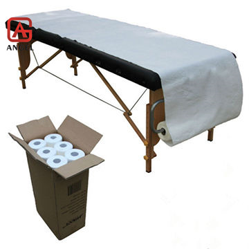 Angel Perforated disposable 100% PP nonwoven fabric bedsheet Bed Set
