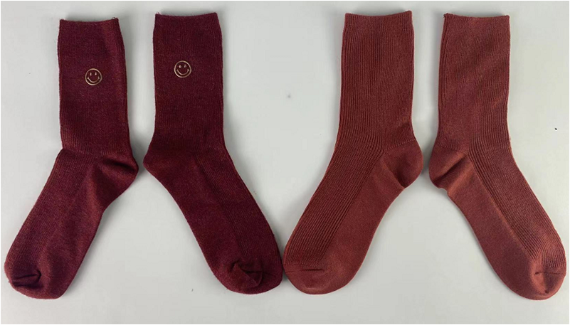 2PK Christmas Valentine Jacquard Cotton Socks men women children
