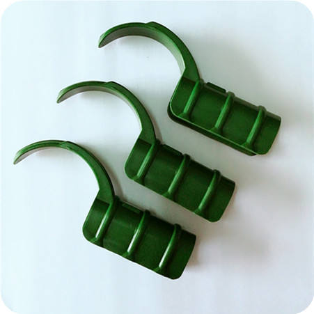 Green plastic snap clamps