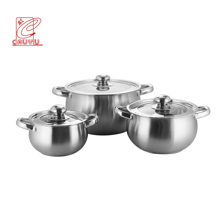 Kitchen stainless steel soup pot cookware sets