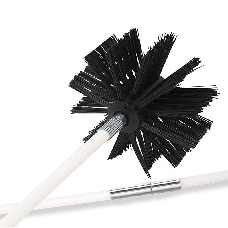 Long Handle Chimney Cleaning Dryer Vent Duct Brush