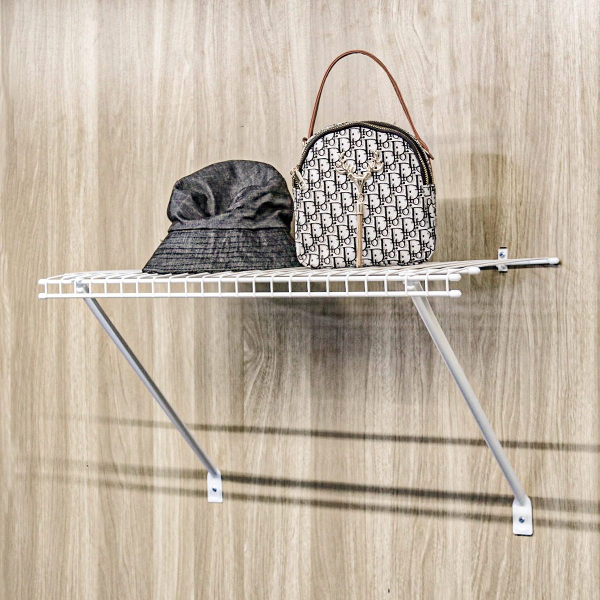 FA212 Metal Wire Shelf Closet Wardrobe Organizer
