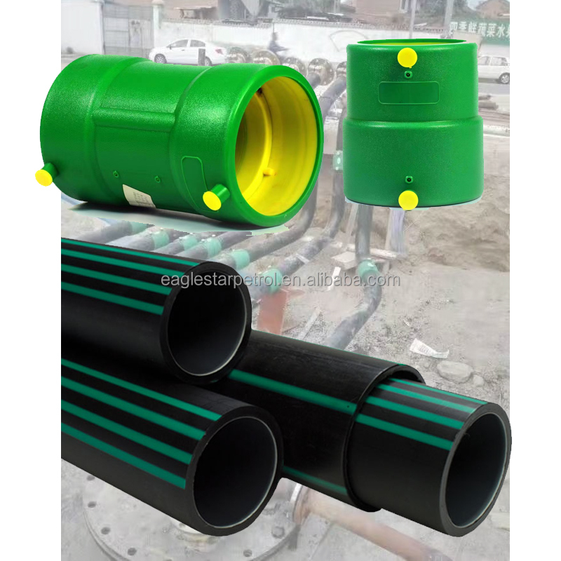 EGP PE pipeline coupling of fuel dispenser hose factory single wall double walled underground pipe