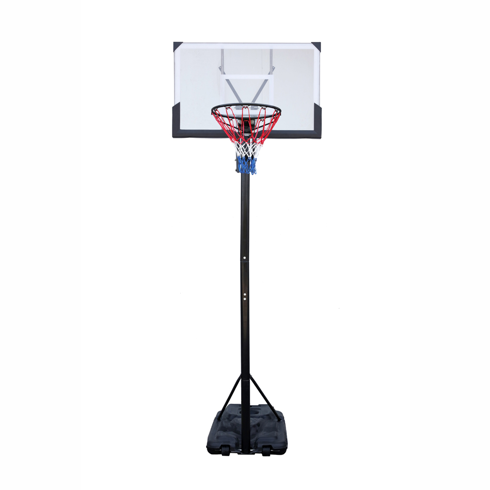 Movable and lifting indoor and outdoor basketball stand