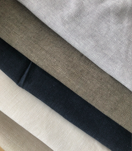 55%L45%C Linen Cotton Yarn Dyed Fabric