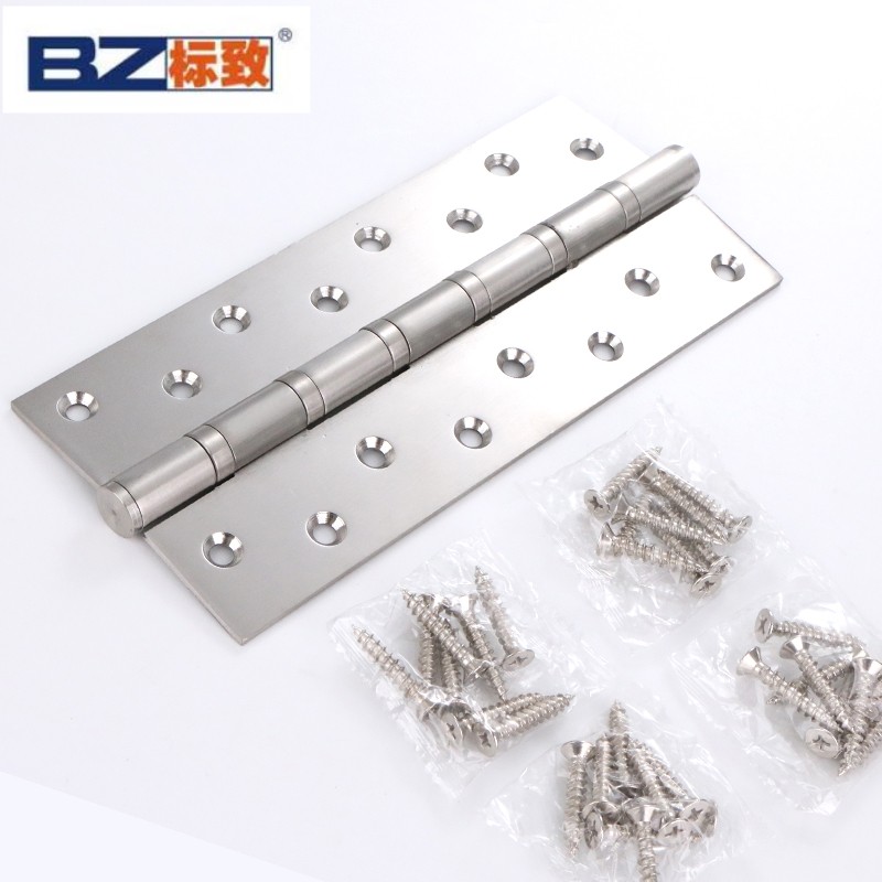 Stainless steel flat open 8-inch door and window hinges