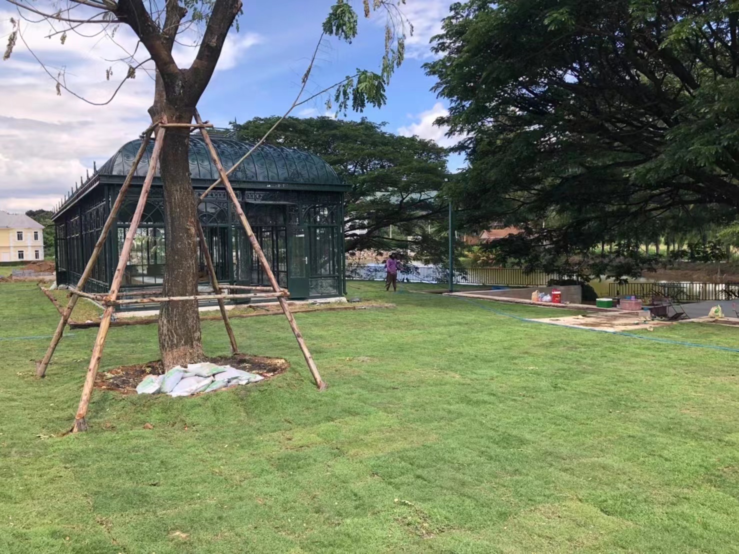 Fumesh Green house Wrought iron Garden building