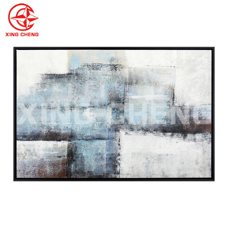 Xingcheng modern simple abstract geometric framed canvas painting