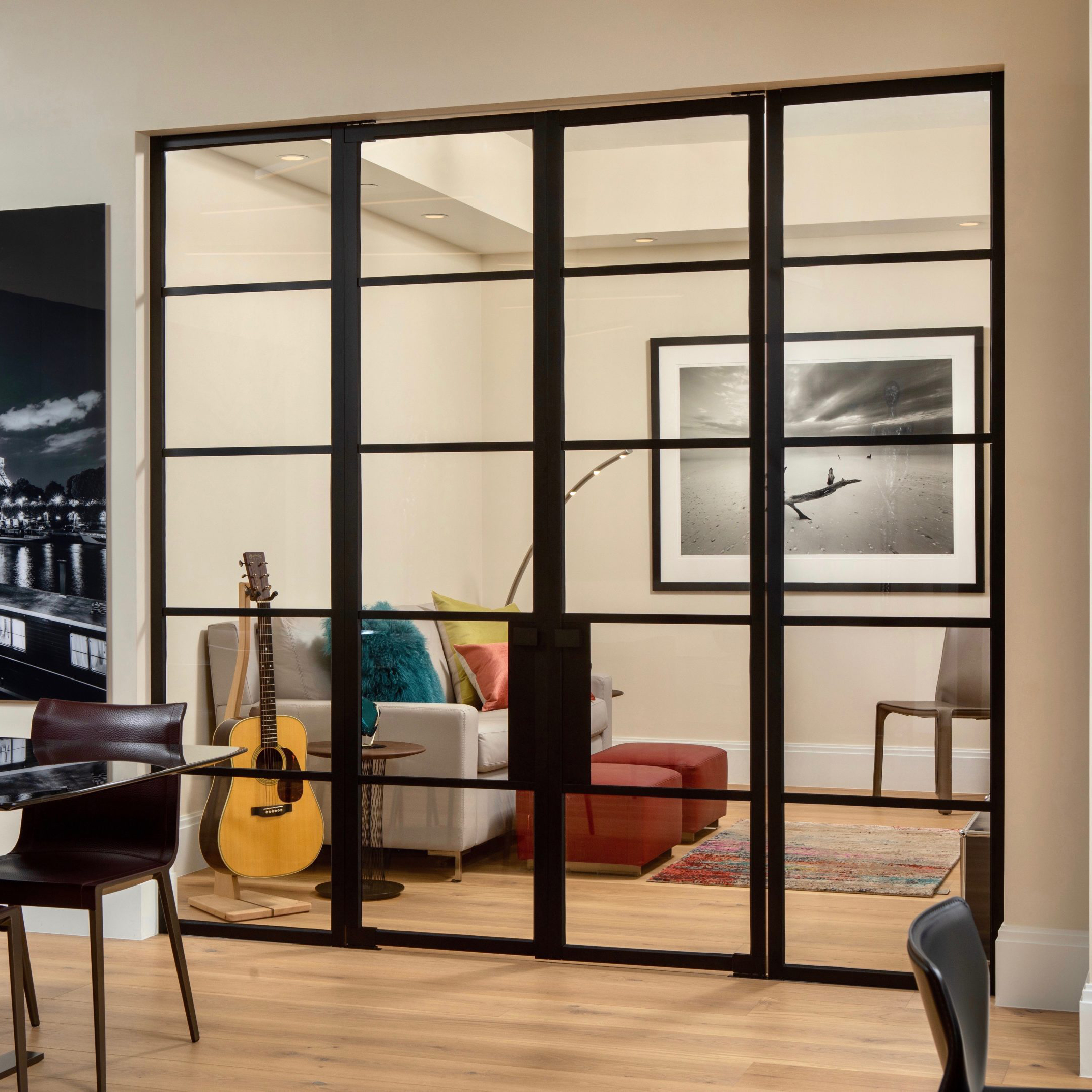 Hotian steel glass door