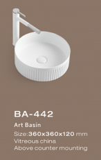 ROMANCE Wash basin modern minimalist thin rims basin
