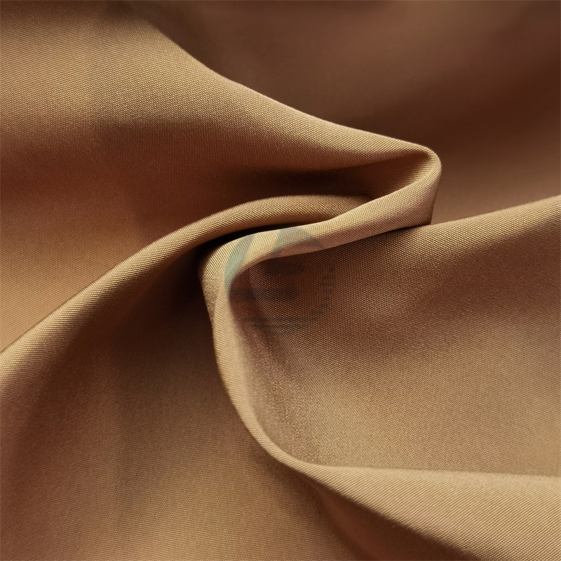 OBLFM007 New fabric for down jacket, Fake memory microfiber 100% polyester.
