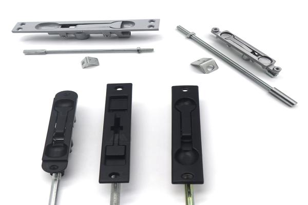 Security aluminum alloy door flush bolt
