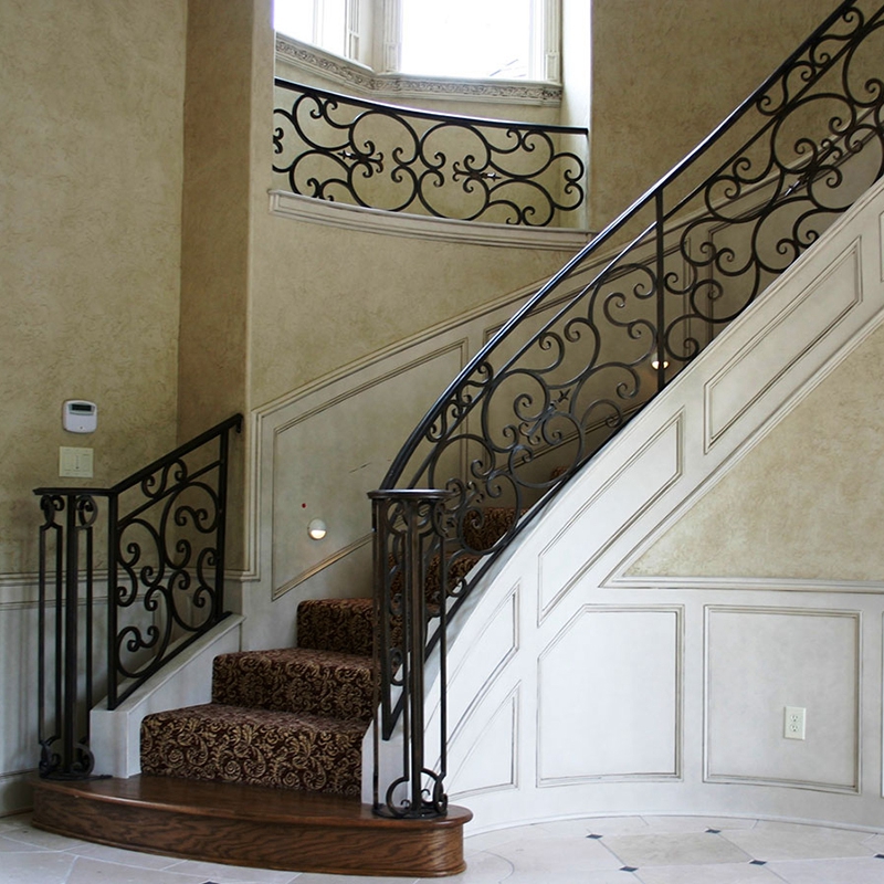 Wrought iron railing, fence, handrail