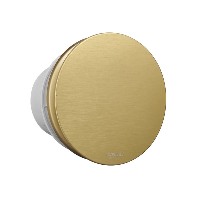 Gold wall window mount ventilator fan wall type exhaust