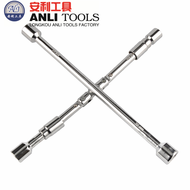 Foldable cross wrench