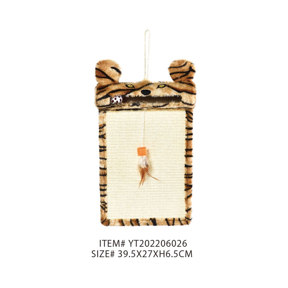 Tiger sisal cat scratcher mat