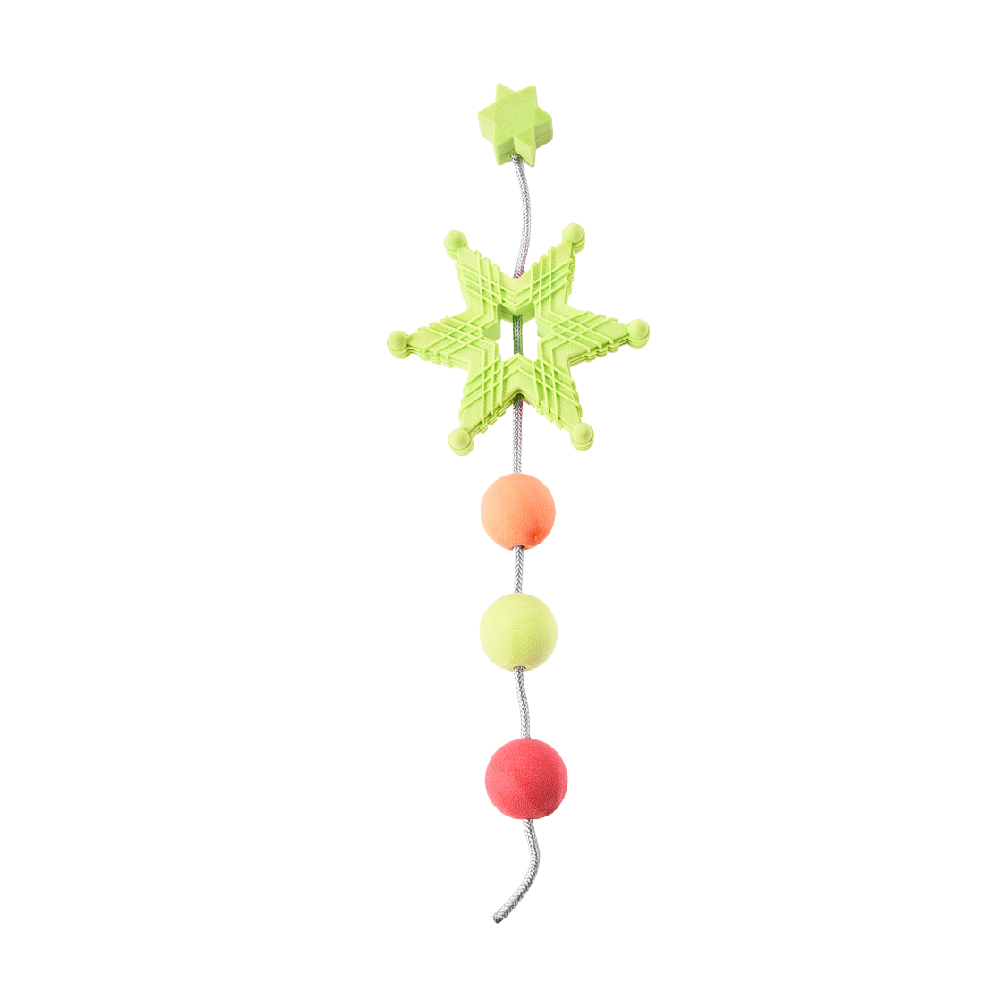 Six pointed star TPR foam floating dog toy