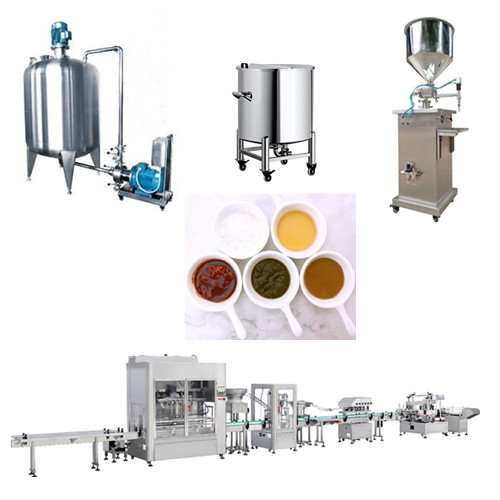 Mayonnaise ketchup tomato manufacturing machine and salad sauce production line
