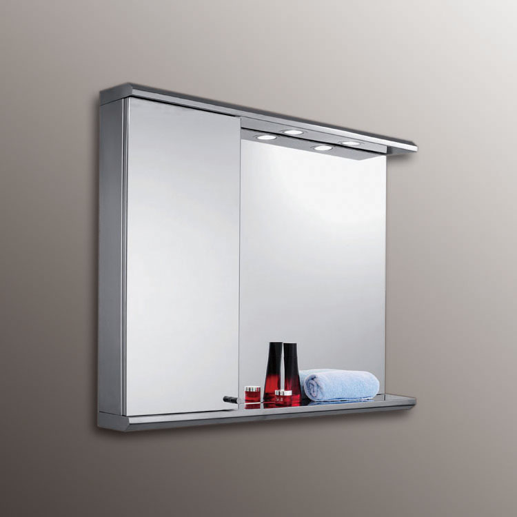 Stainless steel combined unit—Mirror,upper illuminating canopy,bottom bracket,