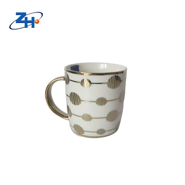 2023 Nordic style electroplated ceramic mug