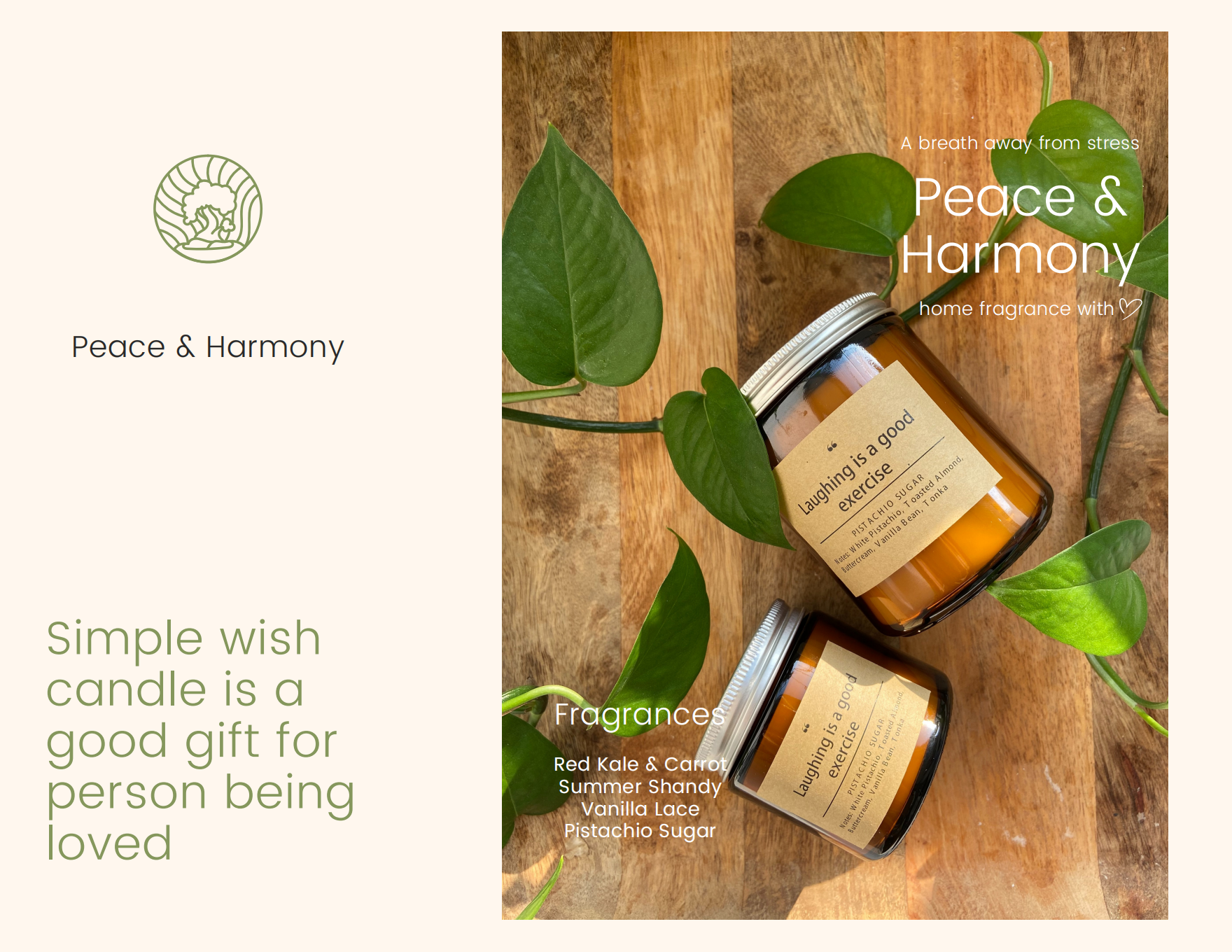 Scented candle in gift box for home