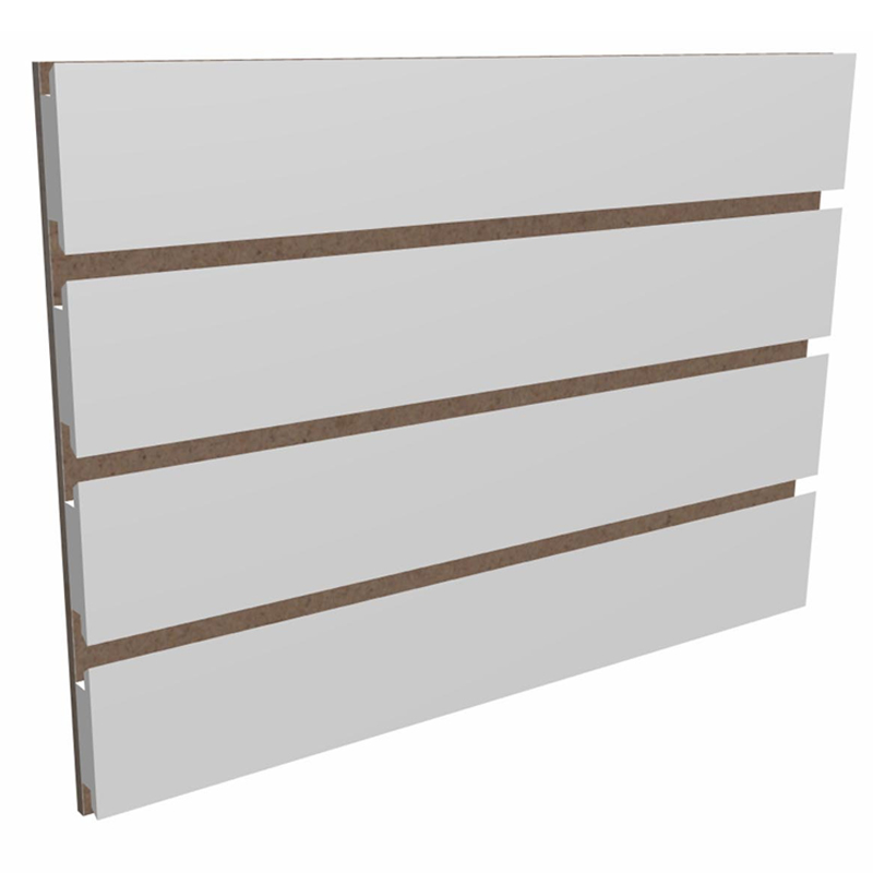 19*1220*2440mm Melamine MDF Slatwall 1S