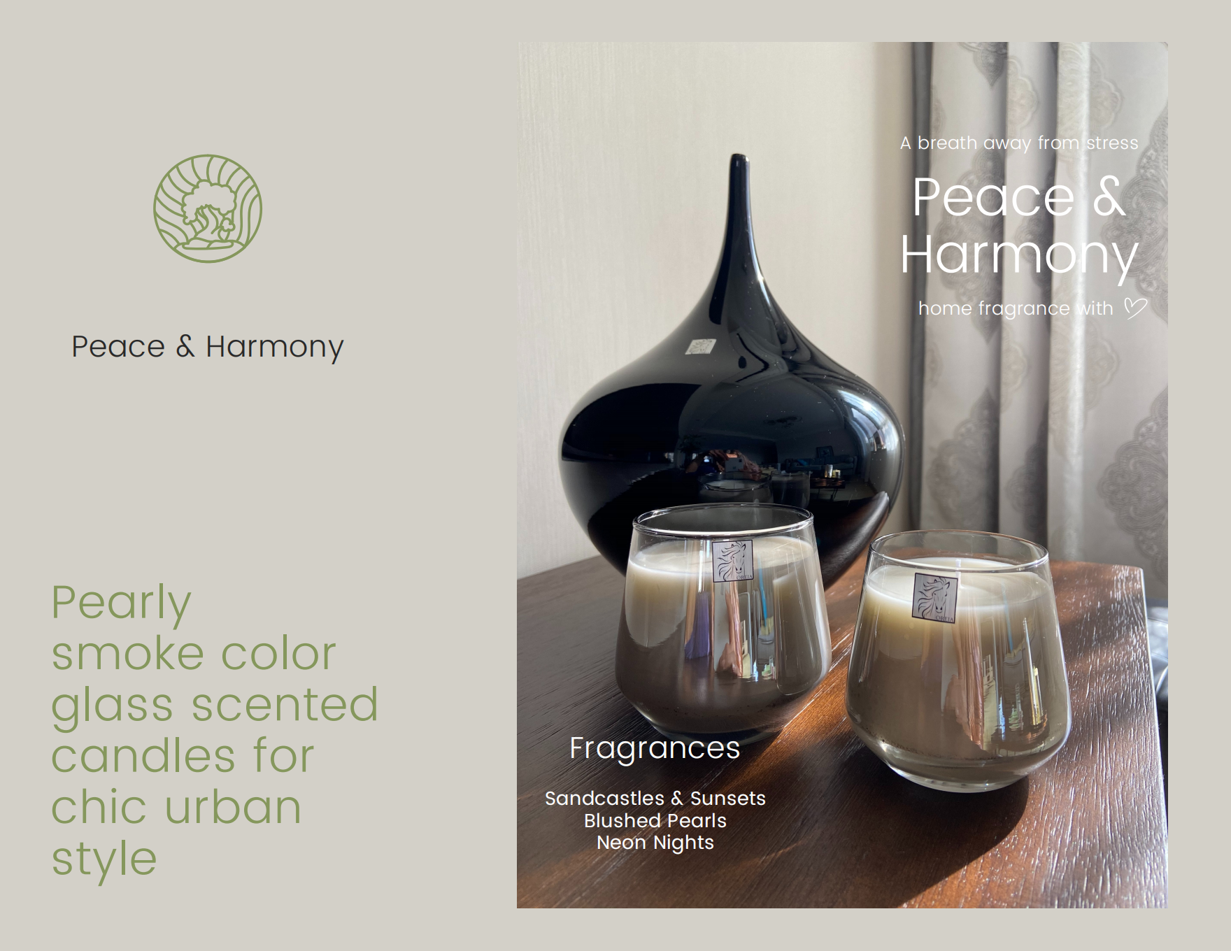 Scented candle for home