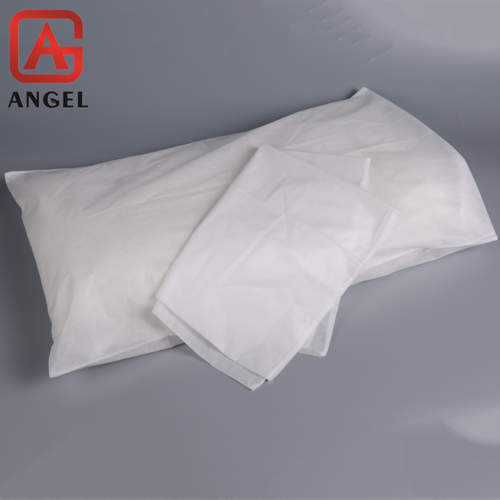 Angel High Quality Disposable Nonwoven Pillow Cover 100% PP Pillowcase