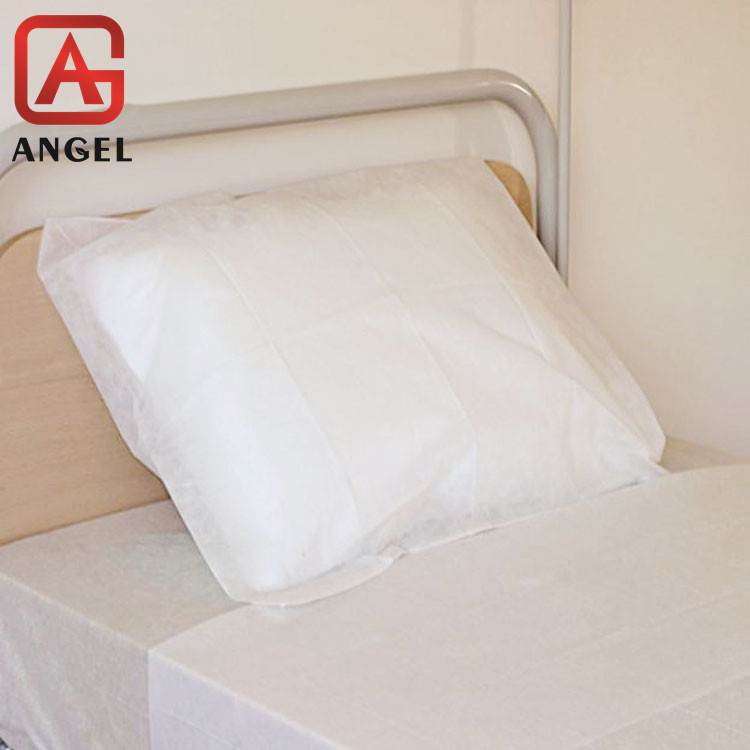 Angel High Quality Disposable Nonwoven Pillow Cover 100% PP Pillowcase for Travel