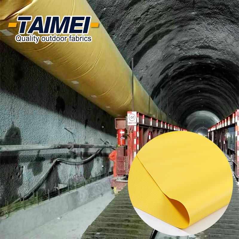 PVC Coated Ventilation Fabric Duct Flexible Fabric