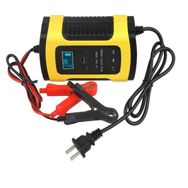 Car Battery Charger 12V/24V Digital for SUV LCD Display Car Battery Charger for GEL WET AGM Battery