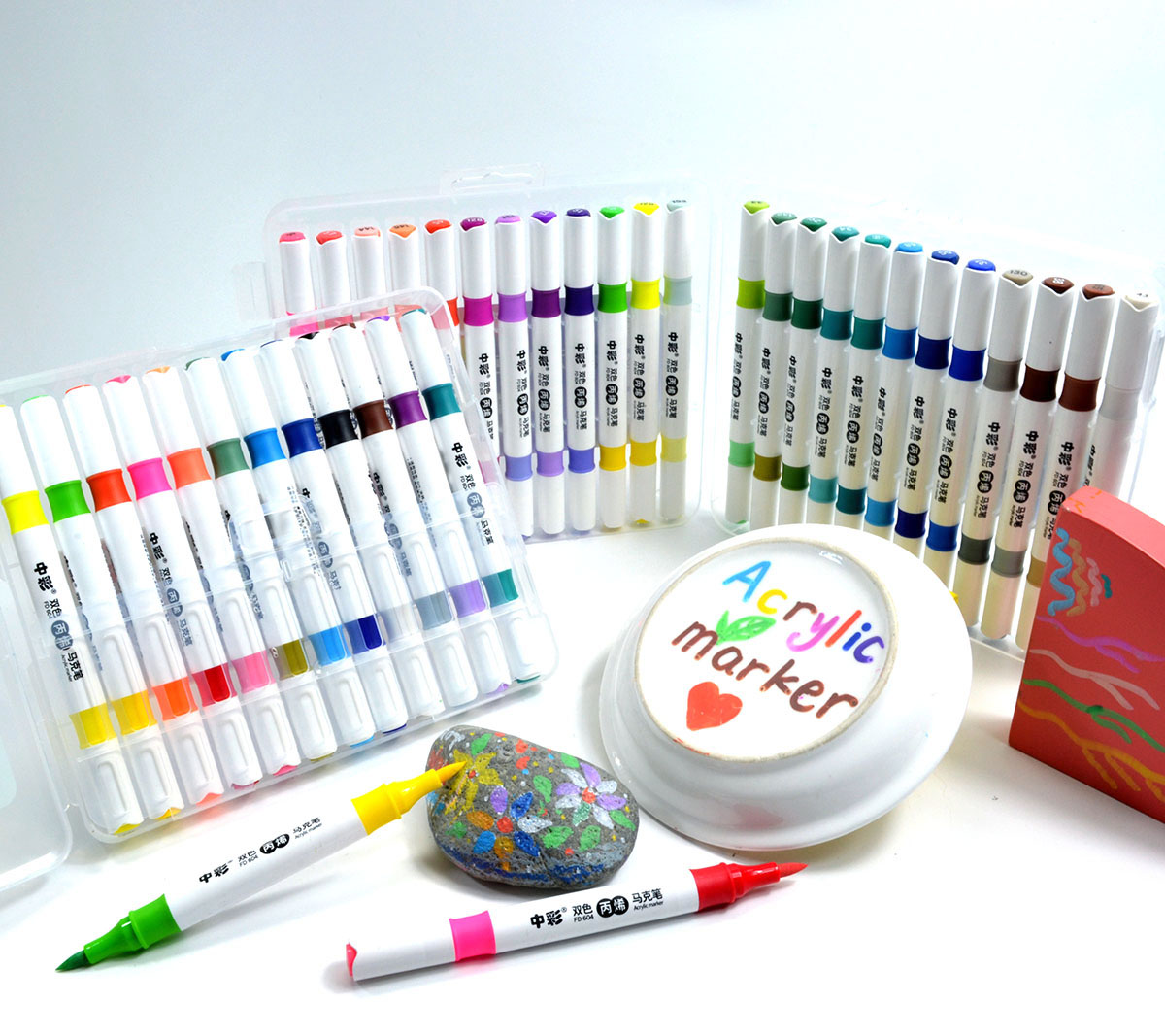 604 Dual Tip Acrylic Marker