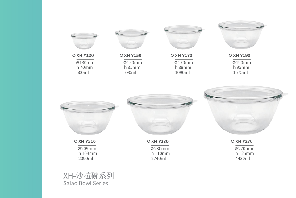 Glass salad Bowl