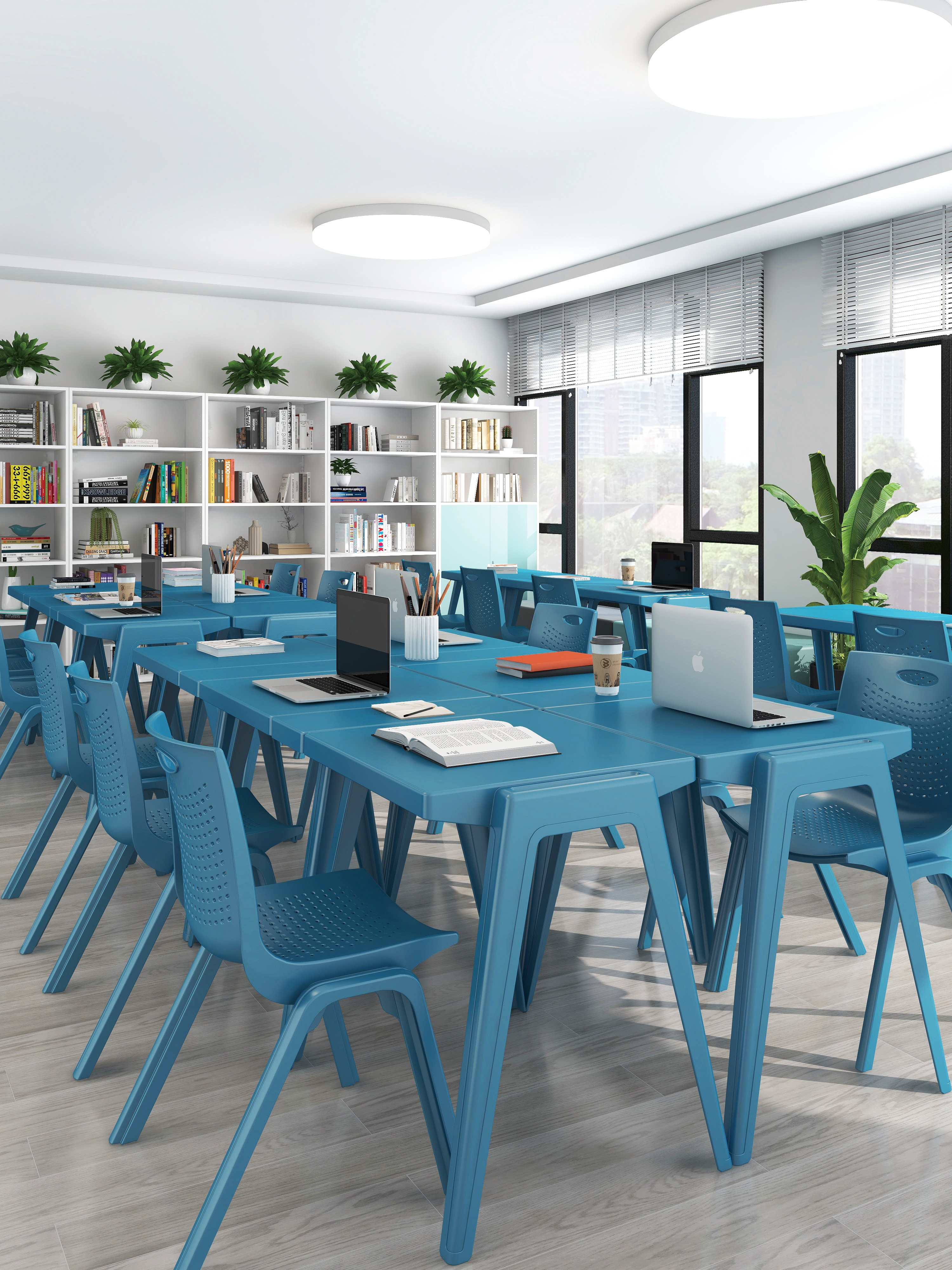 Plastic splice conference table Student desk student desk