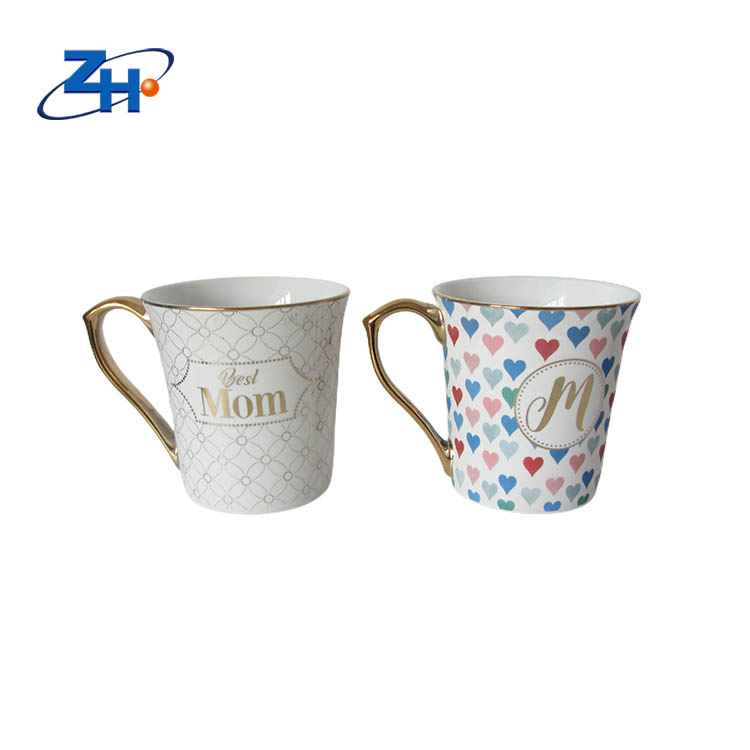 Promotional Mother's Day Gift mug, electroplated coffee mug
