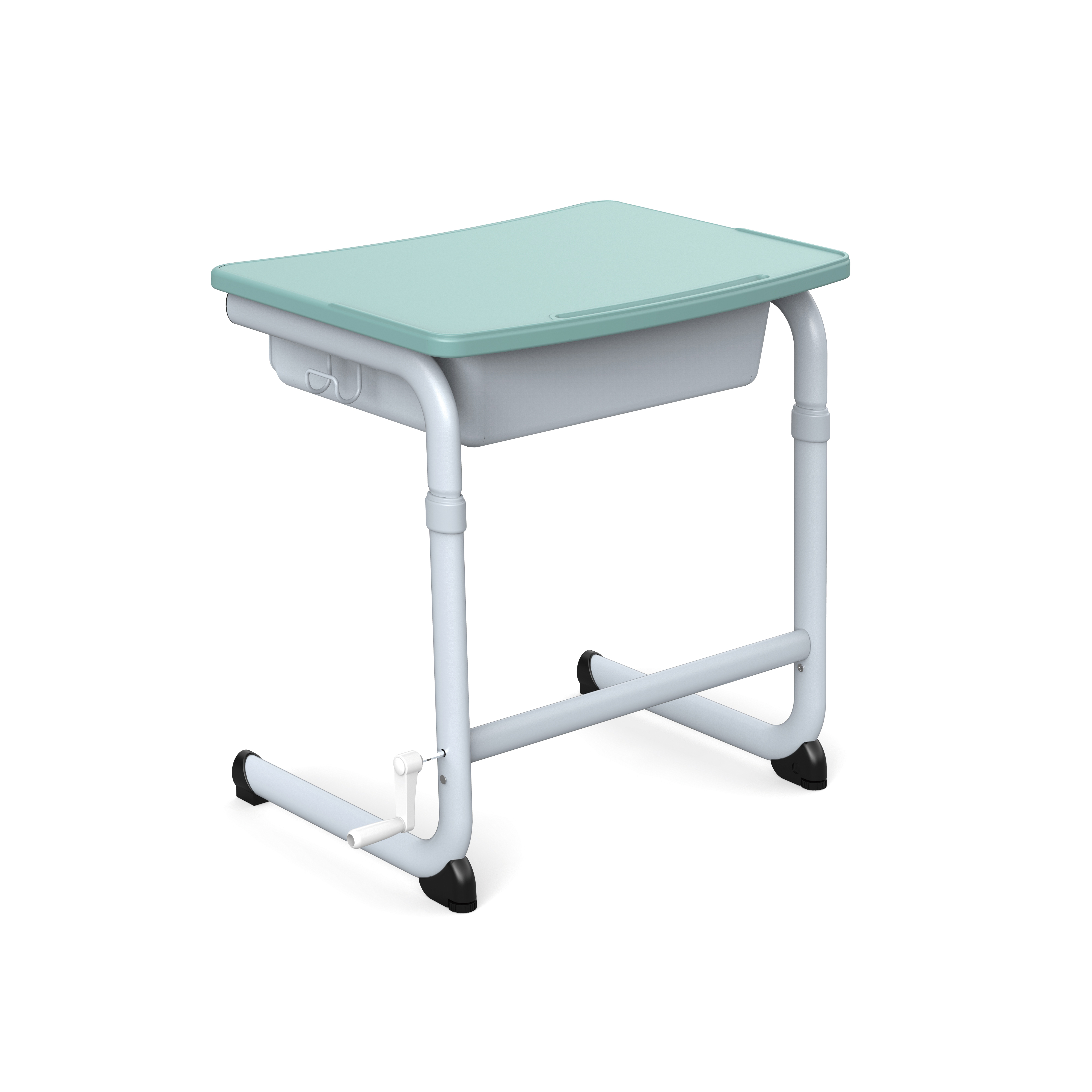 Multifunctional curved desk table lifting school desk