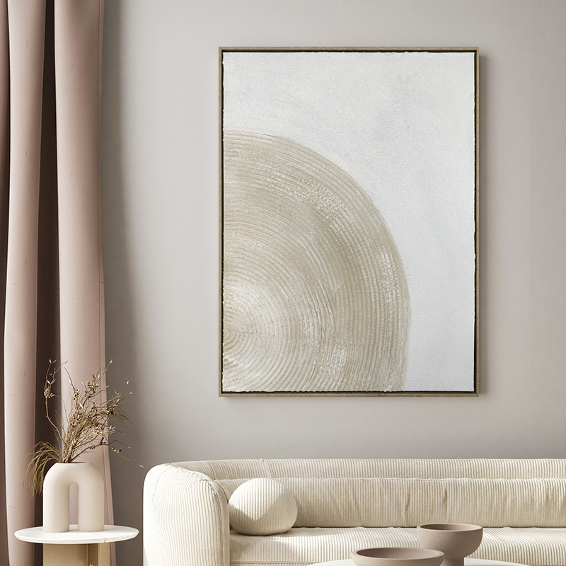 Coastal texture handpainted great wall art great painting decoration Textured Framed Canvas Art