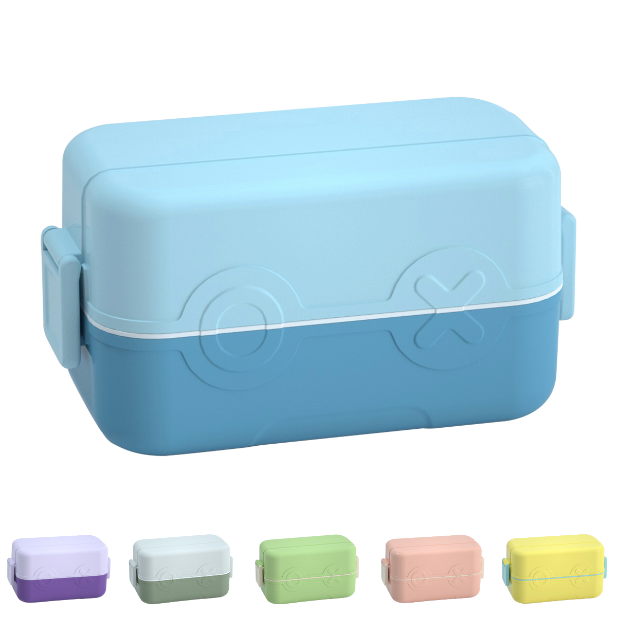 Double Layer Kids Lunch Box Bento Box