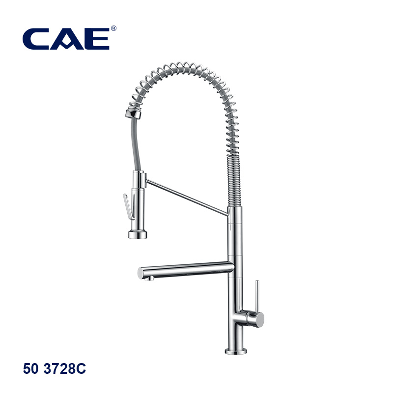 CAE Single-lever pull-out kitchen faucet 50 3728C