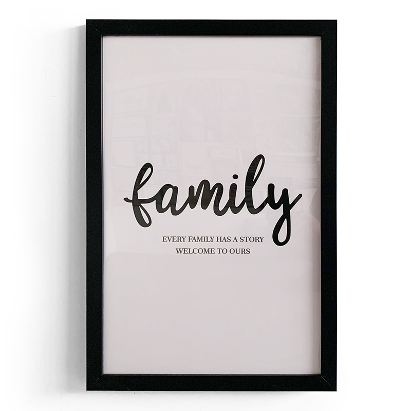 Framed art print under glass framed picture inspriational framd art