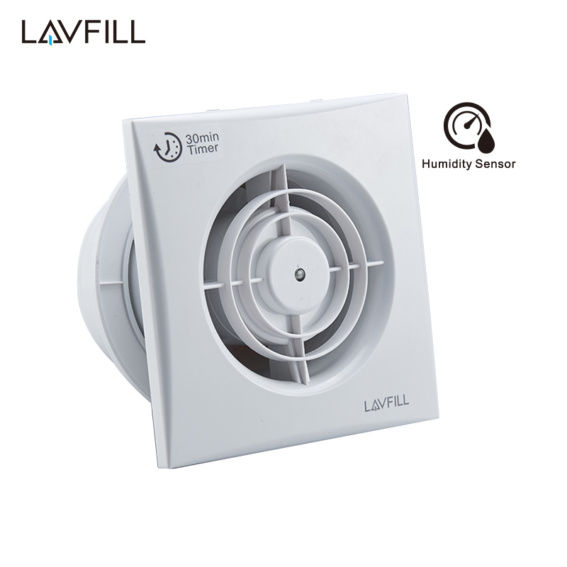 Exhaust Fan Bathroom Exhaust Fan with Humidity sensor Toilet Wall Fan