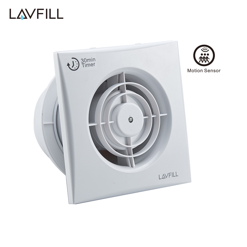 Exhaust Fan Bathroom Exhaust Fan with Timer Toilet Wall Fan