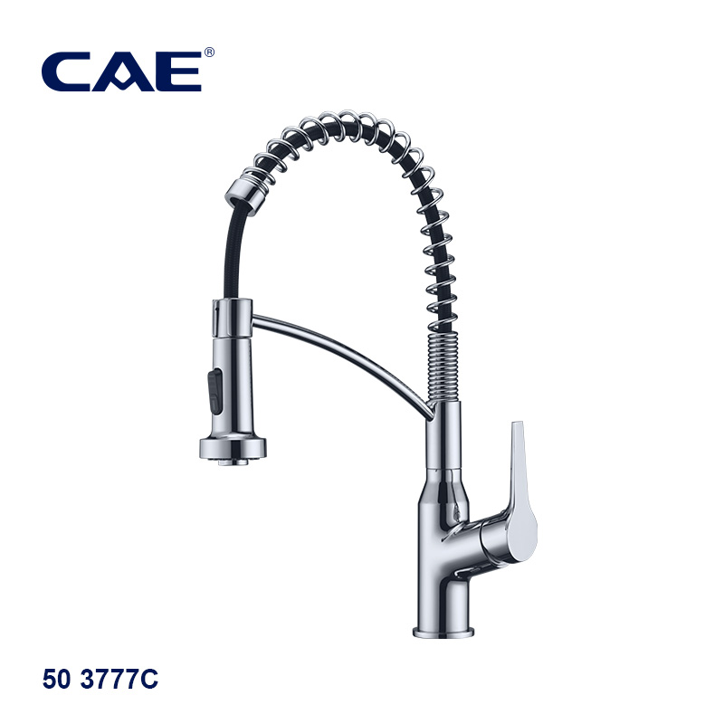 CAE Single-lever pull-down kitchen faucet 50 3777C