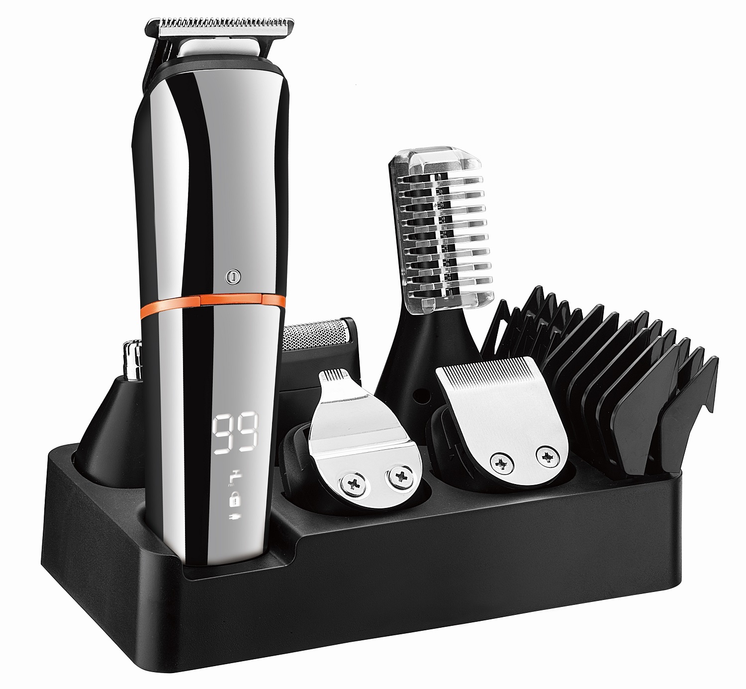 MRY Professional Men Grooming Nose Ear Hair Trimmer Multi Function Cleaning Kit Groin Trimmer Beard