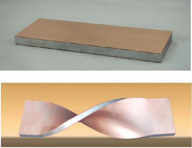 double side CuAl complex metal oxides