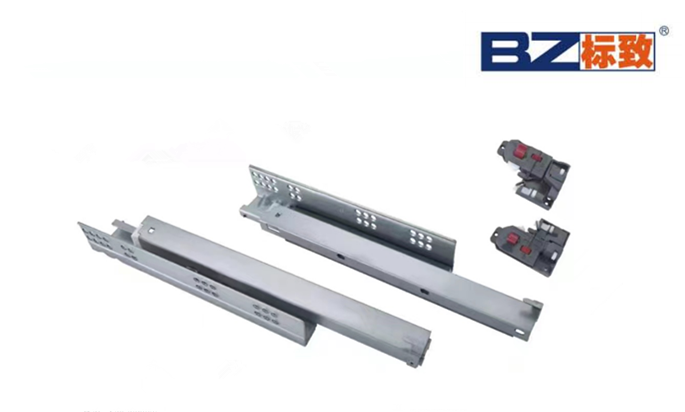 Undermount slides, full extension slides