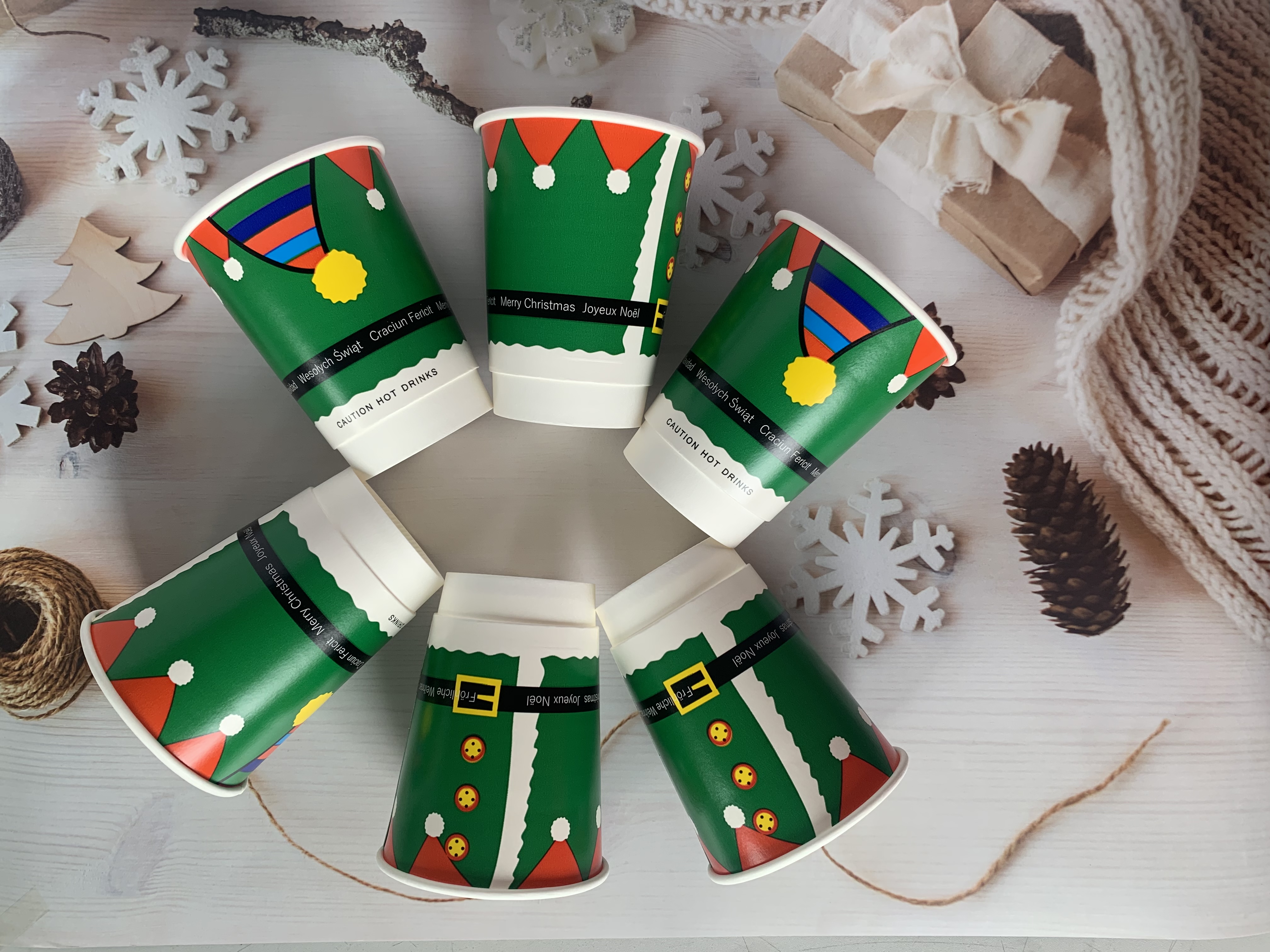 Double wall paper cups 12oz