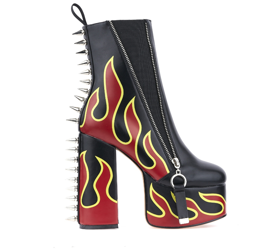 Hot Platform high heal Ankle Boots women boots heels sexy ladies winter shoes women heeled boots